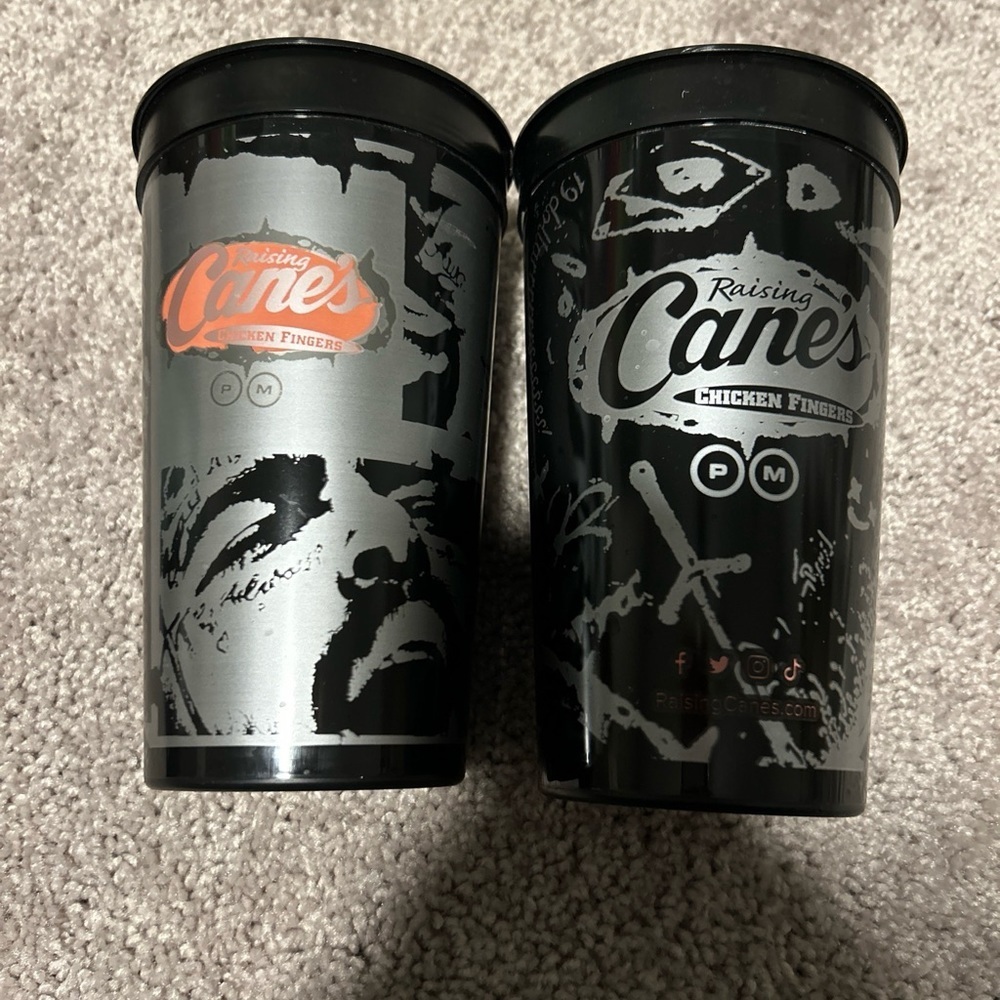 Post Malone Raising Canes Set Of 2 Reusable Cups